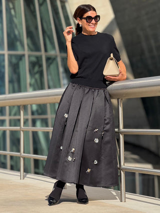 Short Sleeved Sweater Alexia Black