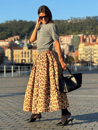 Short Sleeved Sweater Alexia Grey