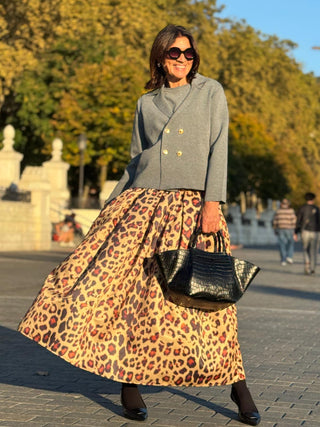 Knitted Cashmere Cardigan Joelle Grey