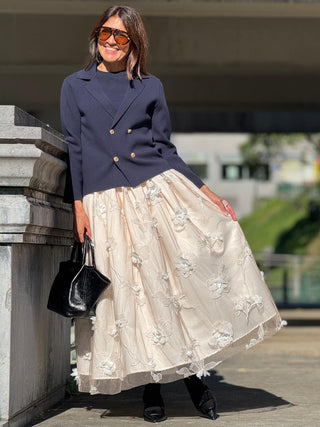 Knitted Cashmere Cardigan Joelle Navy