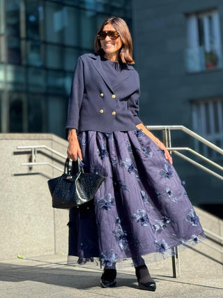 Knitted Cashmere Cardigan Joelle Navy