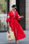Kleid Beatrice Embroidery Red 