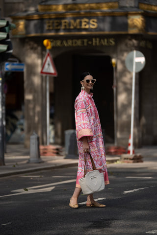 Dress Cassandra Print Pink