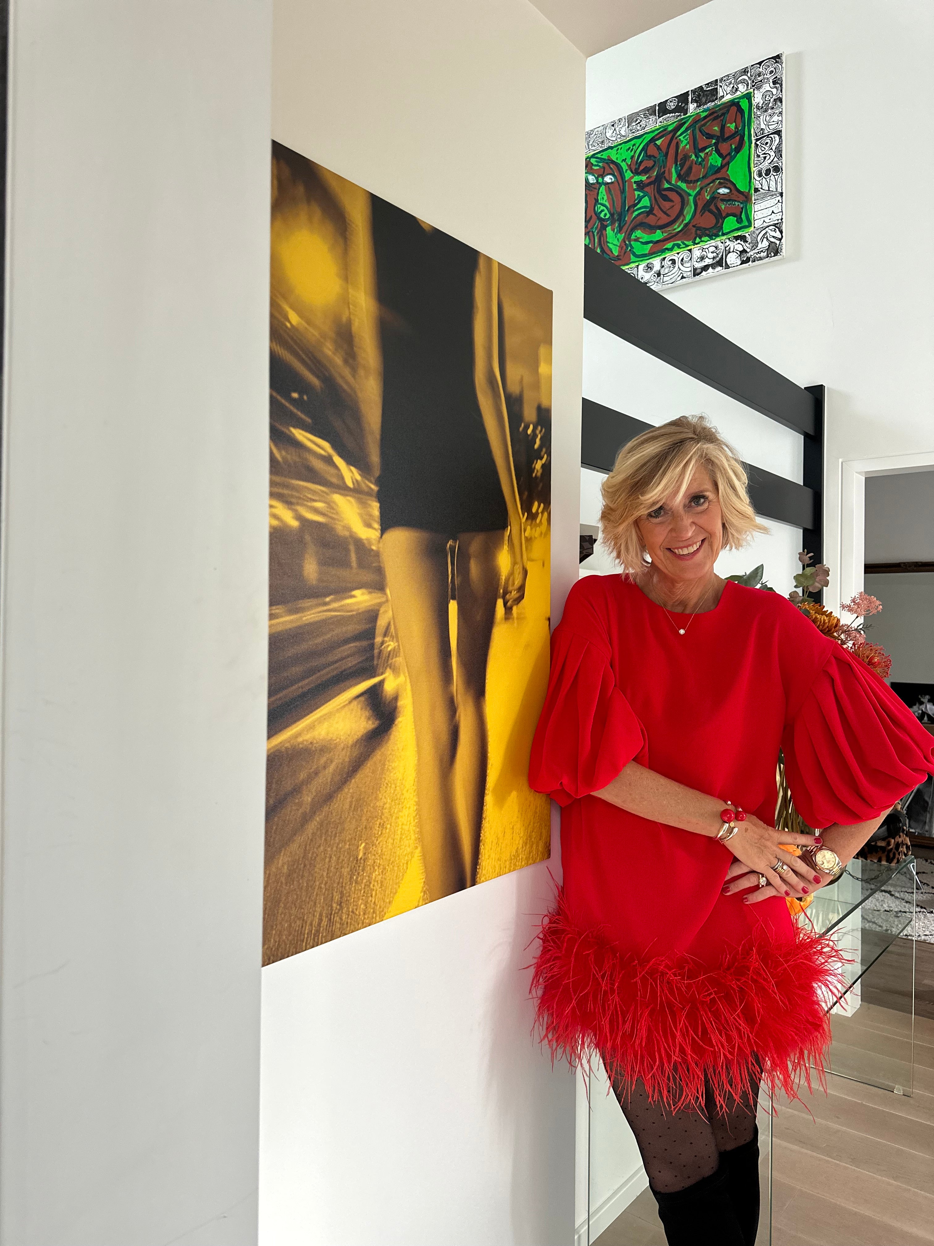 Dress Marcia Red Marielle Stokkelaar Dress Marcia Red Marielle Stokkelaar