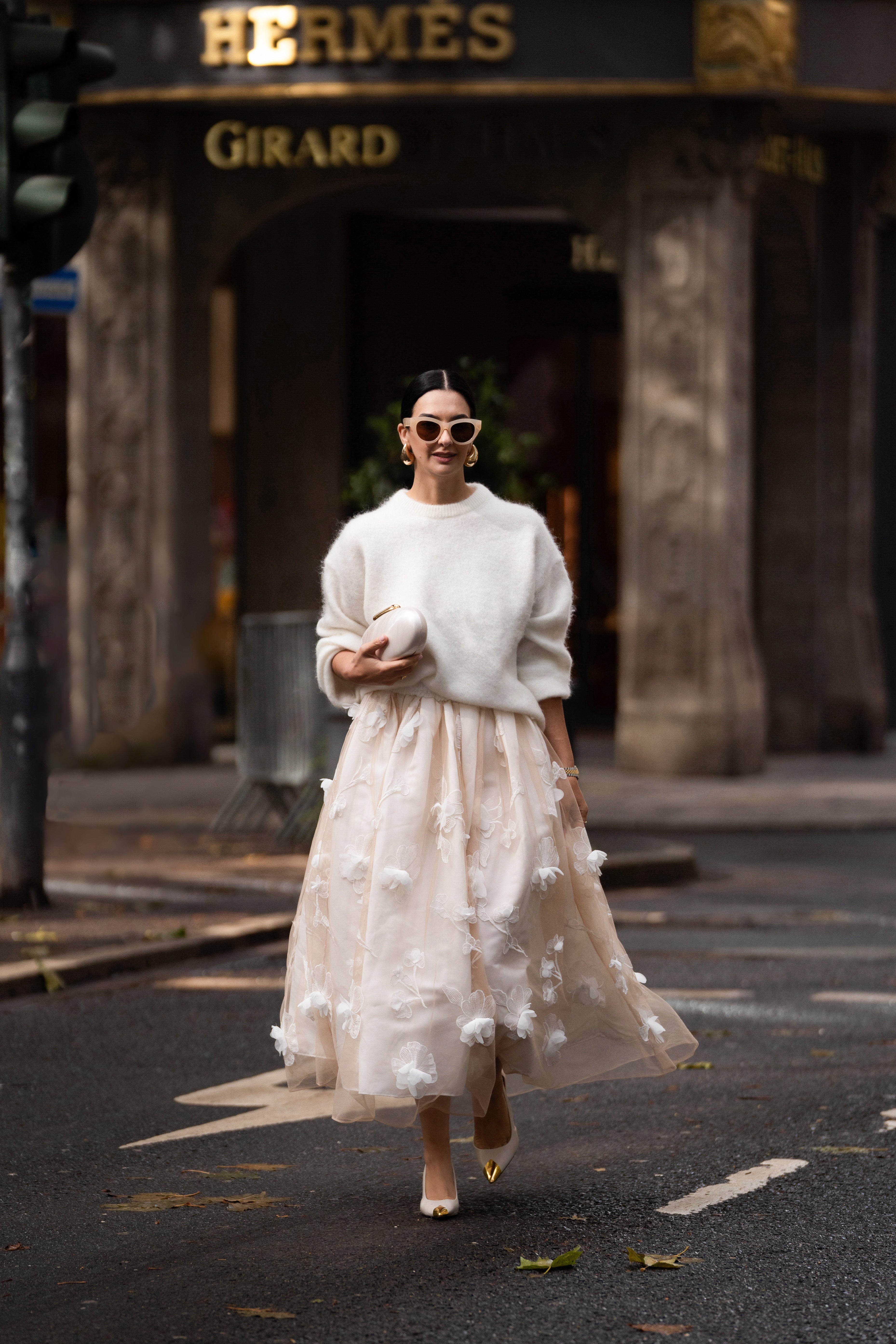Skirt Chloe White Marielle Stokkelaar Skirt Chloe White Marielle Stokkelaar