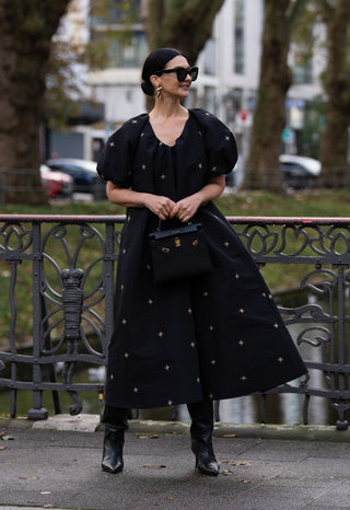 Kleid Mathilda Embroidery Black