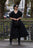 Dress Mathilda Embroidery Black