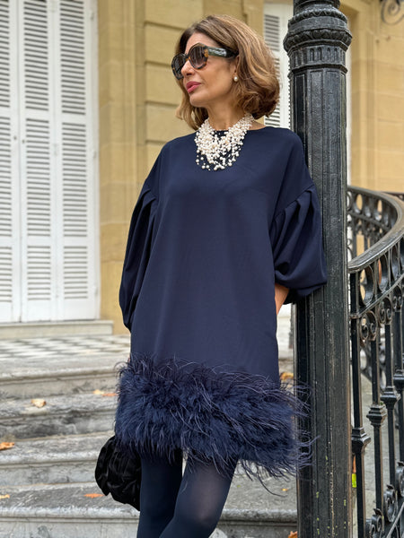 Abito Marcia Blu Navy