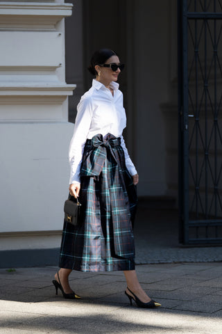 Skirt Georgina Check Navy