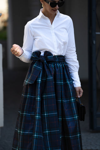 Skirt Georgina Check Navy