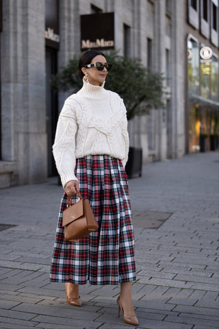 Skirt Helena Check Red