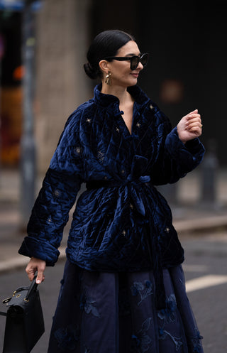Veste Lucienne Velvet Navy
