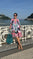 Kleid Josephine Print in Schwarz